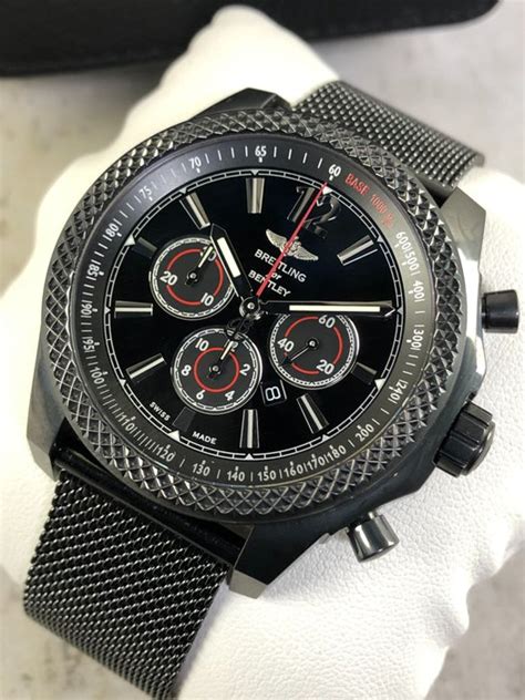 breitling for bentley barnato 42 midnight carbon limited edition m41390|More.